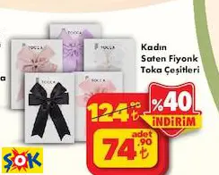 KADIN SATEN FİYONK TOKA ÇEŞİTLERİ